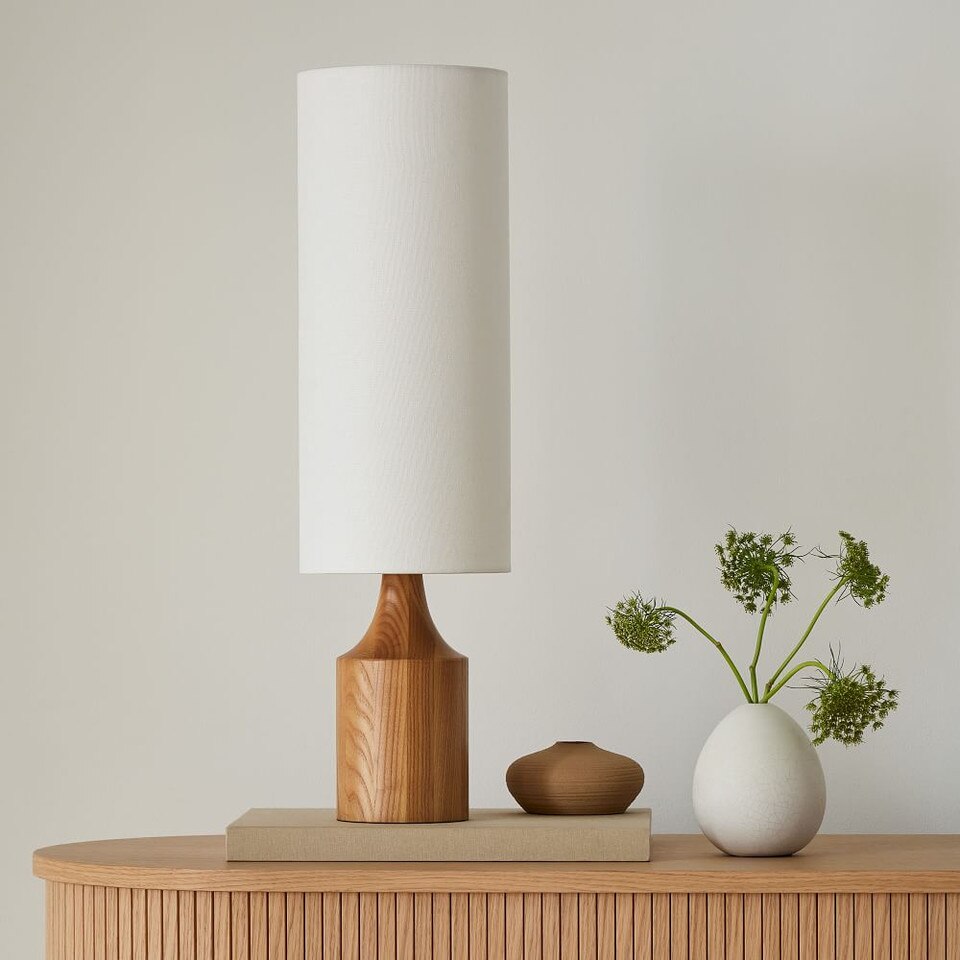 Hudson Diffused Table Lamp (64 cm) West Elm Australia